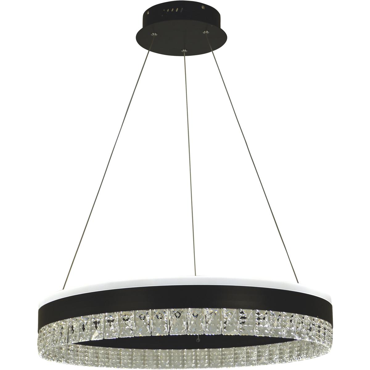 Thumprints T1076-BK Hazel LED 24 inch Black Dining Chandelier Ceiling Light