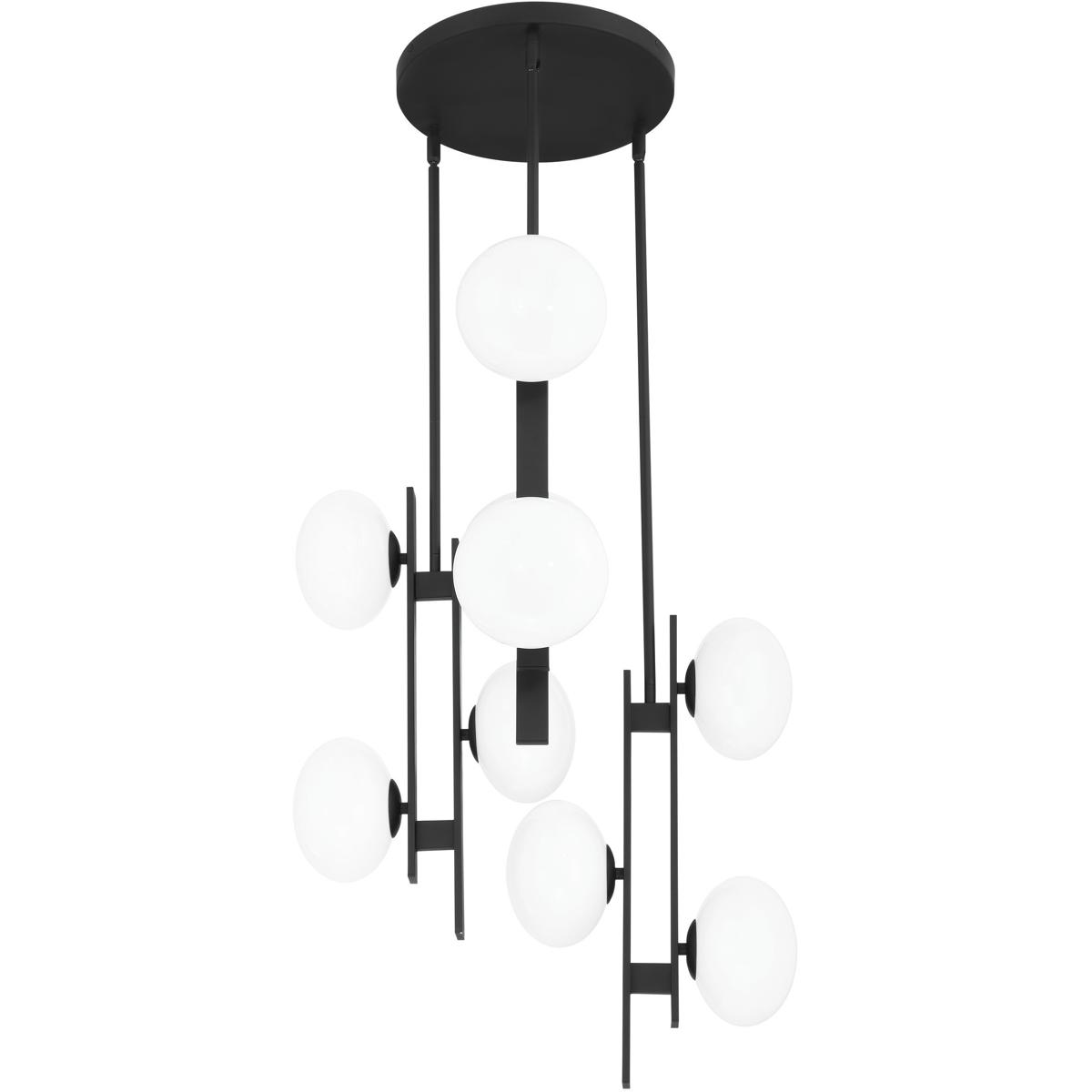 Thesis 207387A Julep LED 22.25 inch Matte Black Chandelier Ceiling Light