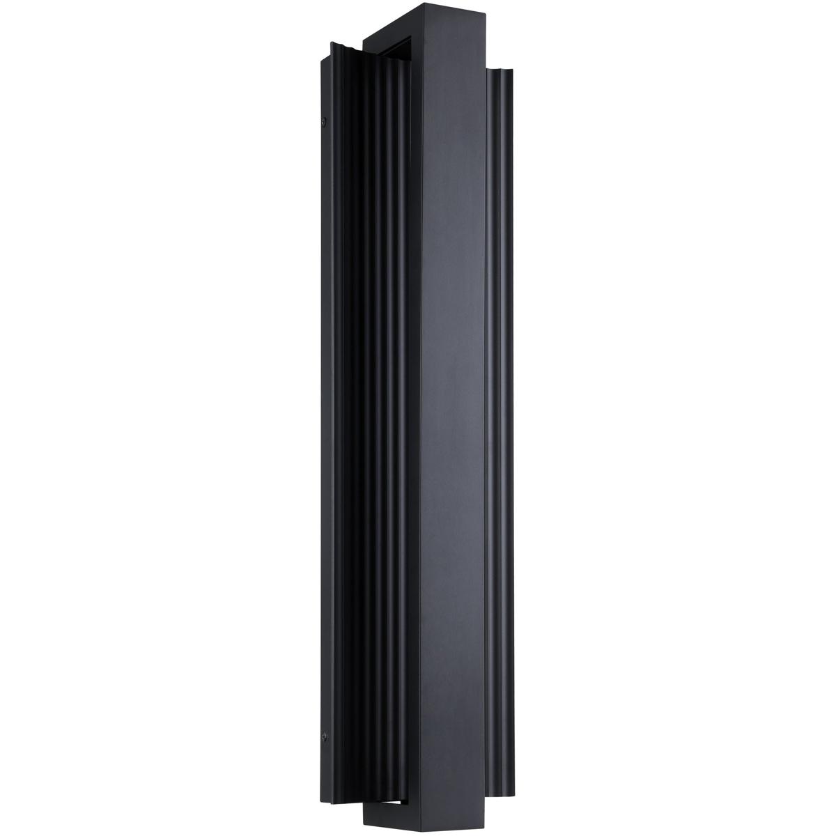 Thesis 207135A Jubilee LED 2425 inch Matte Black Exterior Wall Sconce