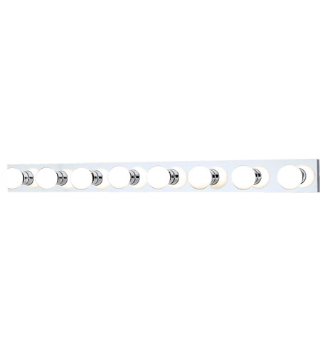 Thomas Lighting Sl74254 Vanity Strips 8 Light 48 Inch Chrome