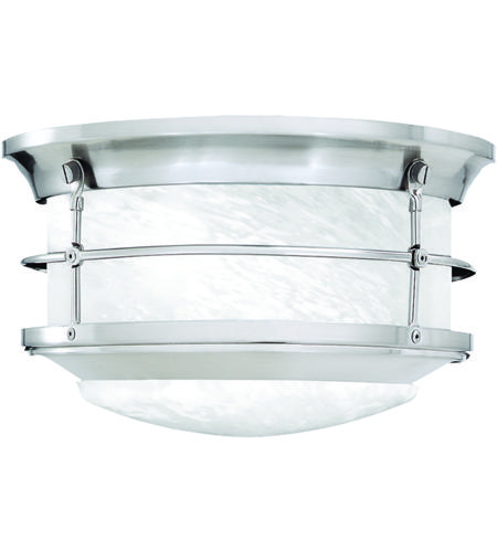 Thomas Lighting Sl928378 Newport 2 Light 11 Inch Brushed Nickel Exterior Flush Mount