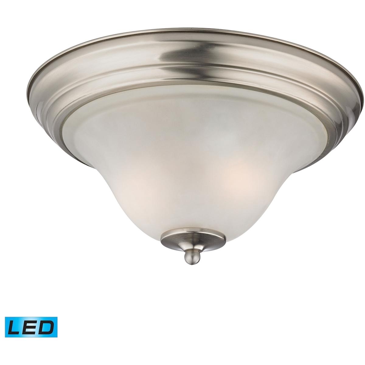 Thomas Lighting 1402FM/20LED Kingston Flush Mount Brushed Nickel eBay