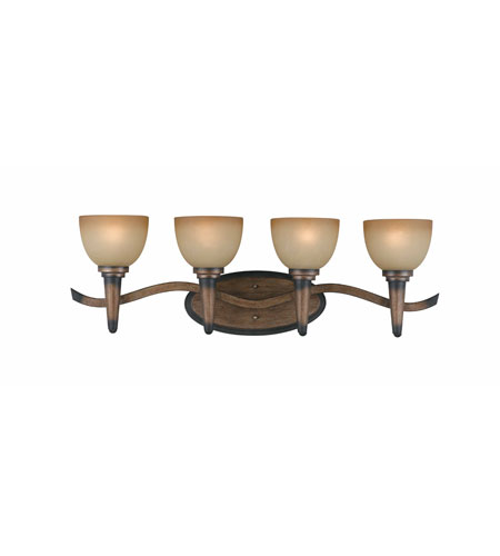 Olympian 4 Light Bathroom Vanity Lights in Torch Bronze 25603