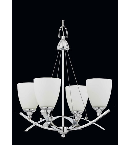 Neptune 4 Light Chandeliers in Chrome 40108