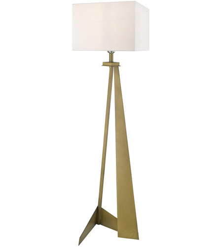 Trend Lighting TF70011AB Stratos 60 inch 100.00 watt Aged Brass Floor Lamp Portable Light TF70011AB_1.jpg