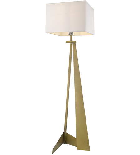 Trend Lighting TF70011AB Stratos 60 inch 100.00 watt Aged Brass Floor Lamp Portable Light TF70011AB_5.jpg