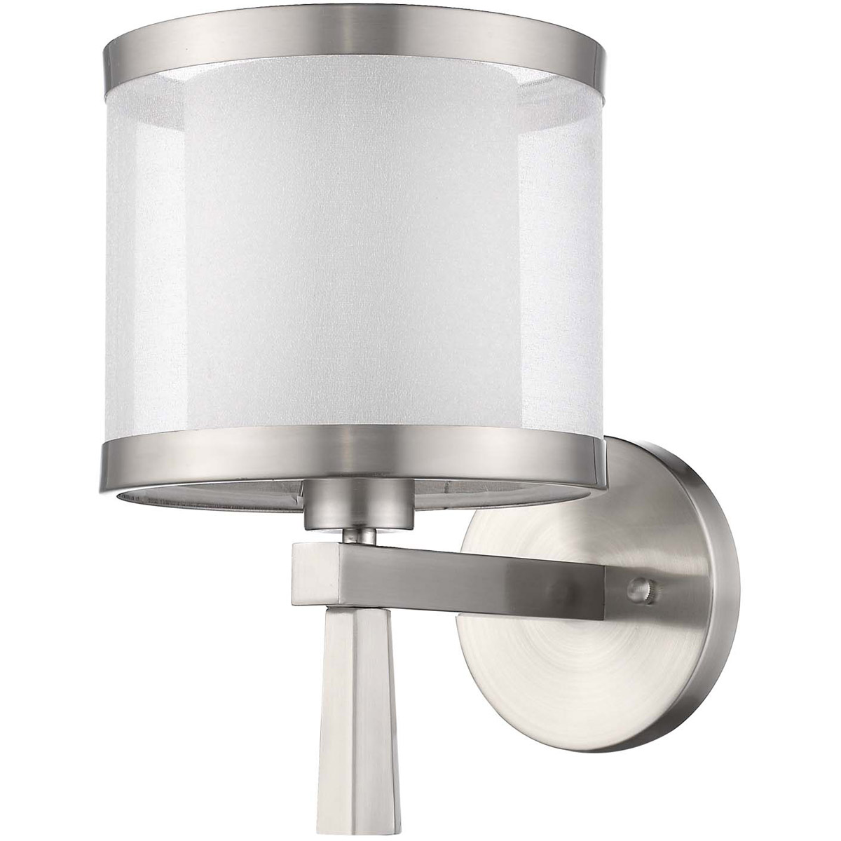 Trend Lighting BW8947 Lux 1 Light 8 inch Brushed Nickel Wall Sconce Wall Light