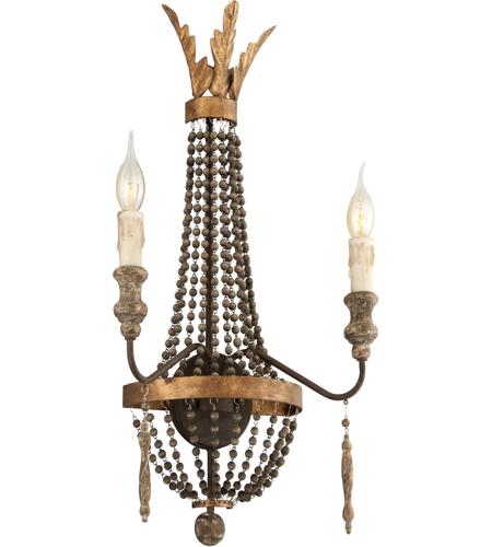 Troy Lighting B3532 Delacroix 2 Light 14 inch French Bronze Wall Sconce Wall Light photo