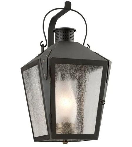 Troy Lighting B3762NR Nantucket 1 Light 18 inch Natural Rust Outdoor Wall Lantern in Incandescent photo