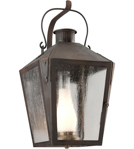 Troy Lighting B3763NR Nantucket 1 Light 22 inch Natural Rust Outdoor Wall Lantern in Incandescent  photo