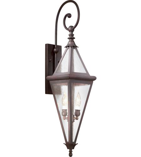 Troy Lighting Geneva 2 Light Outdoor Wall Lantern in Old Rust BCD8994OR photo