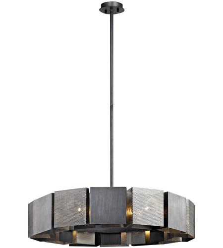 Troy Lighting F6046 Impression 14 Light 36 Inch Graphite And Satin