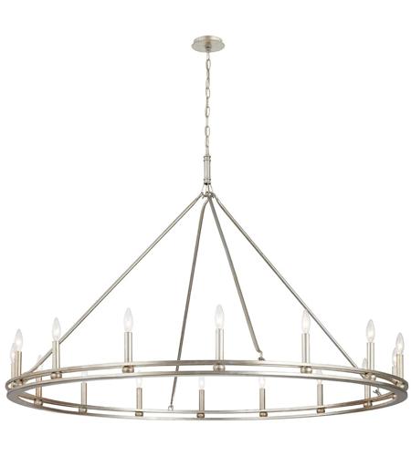Troy Lighting F6244-CSL Sutton 16 Light 61 inch Champagne Silver Leaf Chandelier Ceiling Light photo