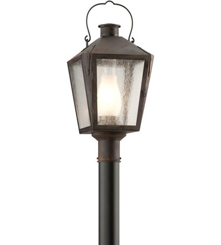Troy Lighting P3764NR Nantucket 1 Light 21 inch Charred Iron Outdoor Post Lantern in Incandescent  photo