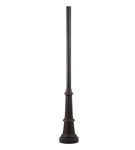 Troy Lighting P8683MB-84 Extruded Aluminum Smooth 84 inch Matte Black Mounting Post  photo