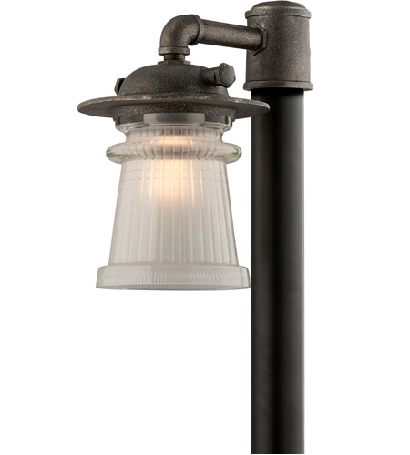 Troy Lighting P4355 Pearl Street 1 Light 16 inch Charred Zinc Post Lantern photo