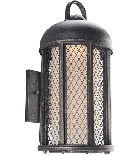 Troy Lighting B4483 Signal Hill 1 Light 21 inch Aged Silver Outdoor Wall Sconce in Incandescent photo