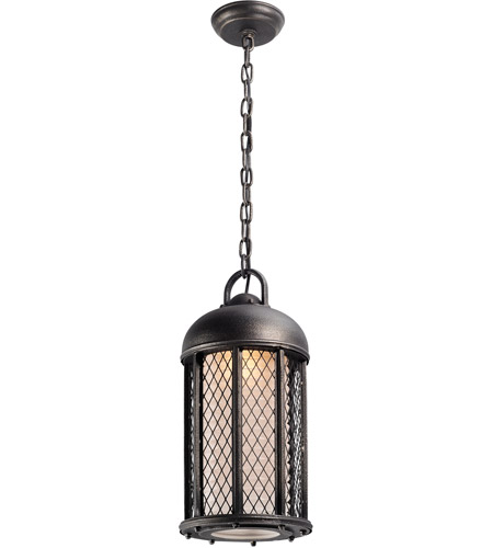 Troy Lighting F4487 Signal Hill 1 Light 8 inch Aged Silver Outdoor Hanging Lantern in Incandescent photo