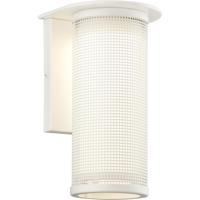 Troy Lighting B3742WT Hive 1 Light 12 inch Satin White Outdoor Wall Sconce in Incandescent photo thumbnail