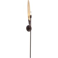 Troy Lighting B5271 Dragonfly 1 Light 5 inch Bronze with Satin Leaf ADA Wall Sconce Wall Light photo thumbnail