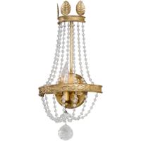 Troy Lighting B5361 Viola 1 Light 9 inch Distressed Gold Leaf Wall Sconce Wall Light photo thumbnail