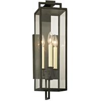 Troy Lighting B6382 Beckham 3 Light 22 inch Forged Iron Outdoor Wall Sconce  photo thumbnail