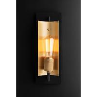 Troy Lighting B6781 Emerson 1 Light 5 inch Carbide Black and Brushed Brass Wall Sconce Wall Light alternative photo thumbnail