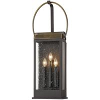 Troy Lighting B7423 Holmes 3 Light 12 inch Bronze And Brass Wall Sconce Wall Light photo thumbnail