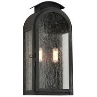 Troy Lighting B4402CI Copley Square 2 Light 18 inch Charred Iron Outdoor Wall Sconce in Incandescent photo thumbnail