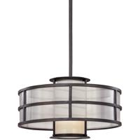 Troy Lighting F2735 Discus 1 Light 18 inch Graphite Chandelier Ceiling Light photo thumbnail