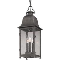 Troy Lighting F3217 Larchmont 3 Light 8 inch Aged Pewter Pendant Ceiling Light photo thumbnail