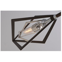 Troy Lighting F6148 Javelin 8 Light 53 inch Bronze and Polished Stainless Pendant Ceiling Light alternative photo thumbnail