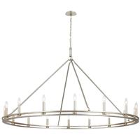 Troy Lighting F6244-CSL Sutton 16 Light 61 inch Champagne Silver Leaf Chandelier Ceiling Light photo thumbnail