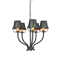 Troy Madison 5Lt Chandelier Ceiling Mount Hanging In Federal Bronze F9844FBZ photo thumbnail