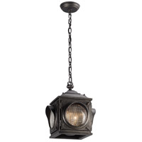 Troy Lighting F4507 Main Street 2 Light 11 inch Aged Pewter Outdoor Hanging Lantern in Incandescent photo thumbnail