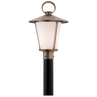 Troy Lighting Rennie 1 Light Post in Antique Brass P3255 photo thumbnail