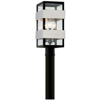 Troy Lighting P6525 Dana Point 3 Light 18 inch Black With Brushed Stainless Post alternative photo thumbnail