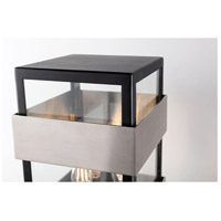 Troy Lighting P6525 Dana Point 3 Light 18 inch Black With Brushed Stainless Post alternative photo thumbnail