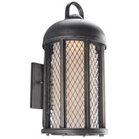 Troy Lighting B4483 Signal Hill 1 Light 21 inch Aged Silver Outdoor Wall Sconce in Incandescent photo thumbnail