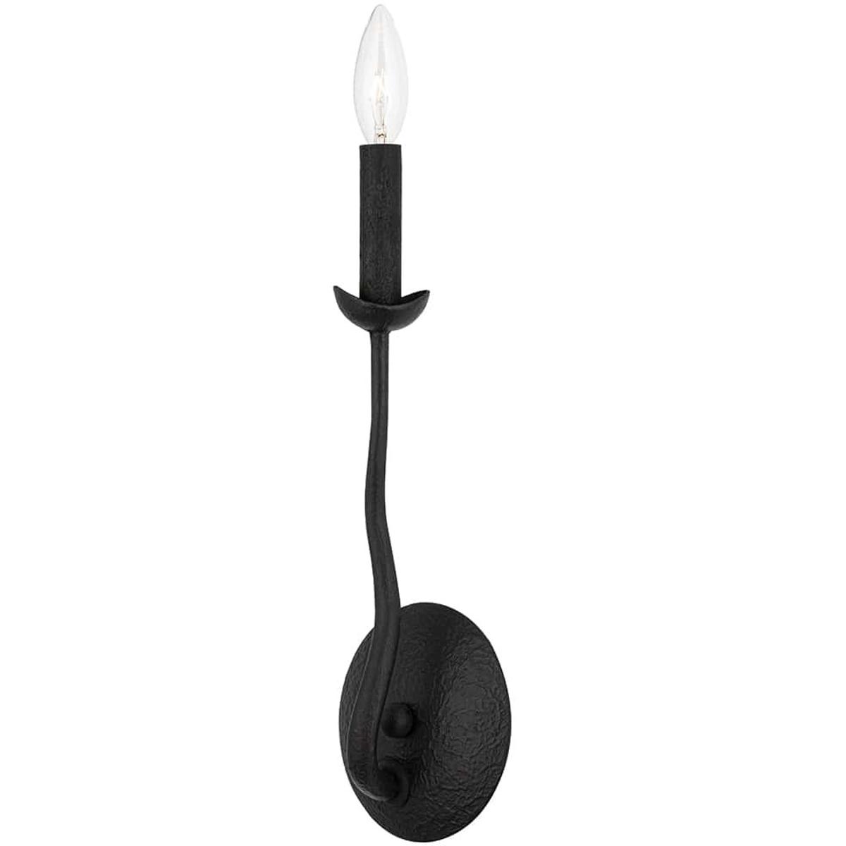 Troy Lighting B1081-BI Reign 1 Light 5 inch Black Iron ADA Wall Sconce Wall Light