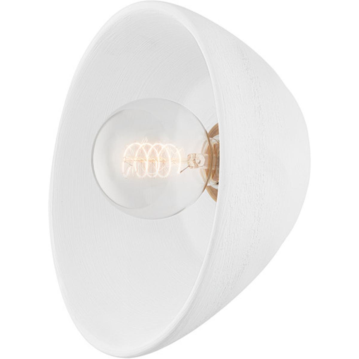 Troy Lighting B2109-PBR/CWL Moraga 1 Light 7.25 inch Patina Brass/White Wall Sconce Wall Light