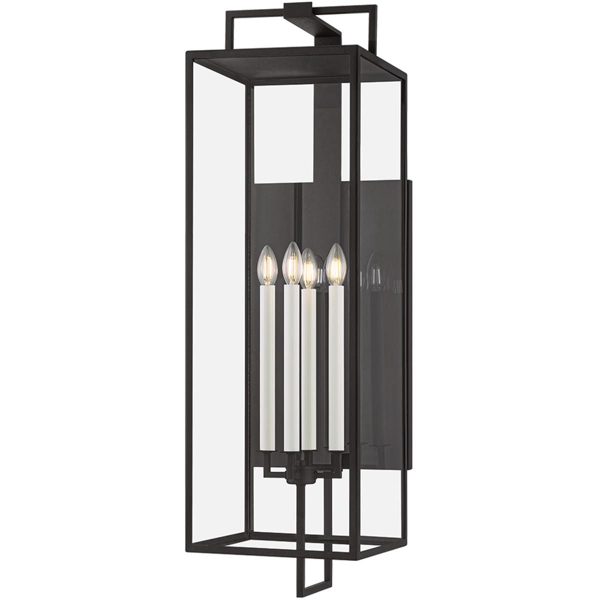 Troy Lighting B6340-FOR Beckham 4 Light 40 inch Forged Iron Exterior Wall Sconce