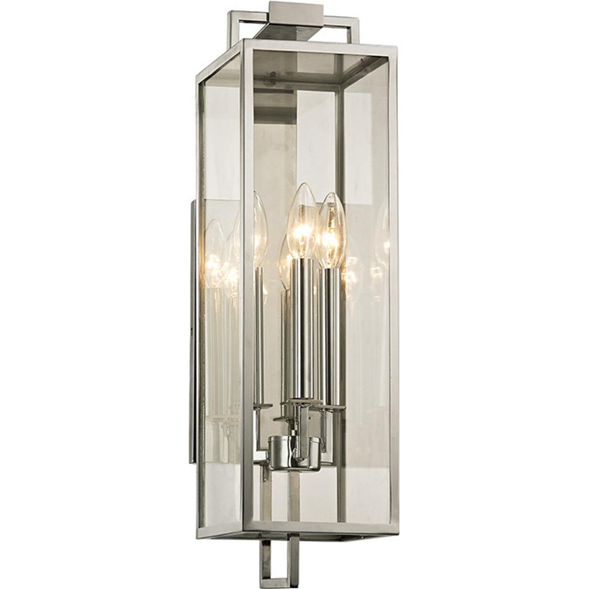 Troy Lighting B6532-SS Beckham 3 Light 6 inch Stainless Steel Wall Sconce Wall Light