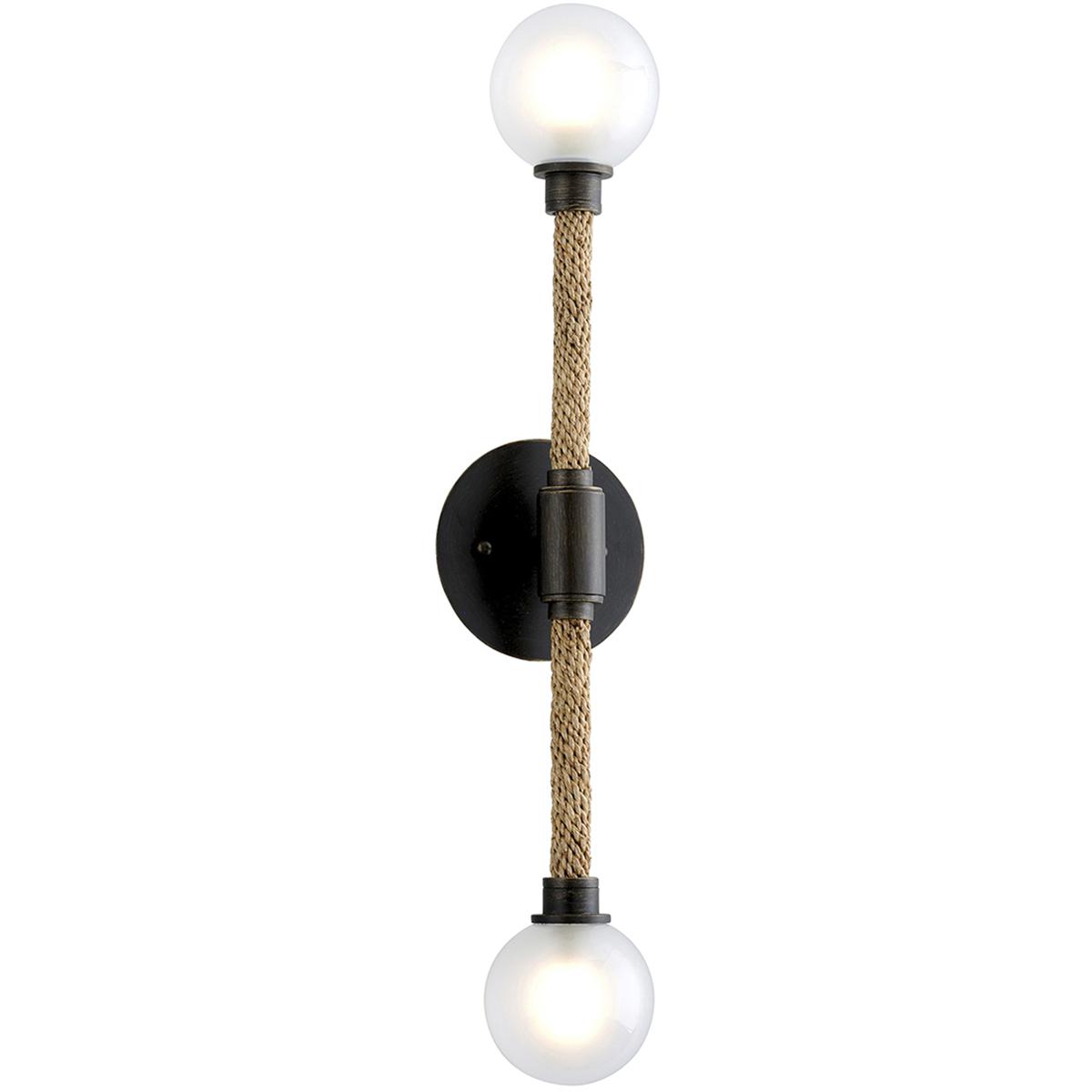 Troy Lighting B7252-BRZ Nomad 2 Light 5 inch Classic Bronze Wall Sconce Wall Light