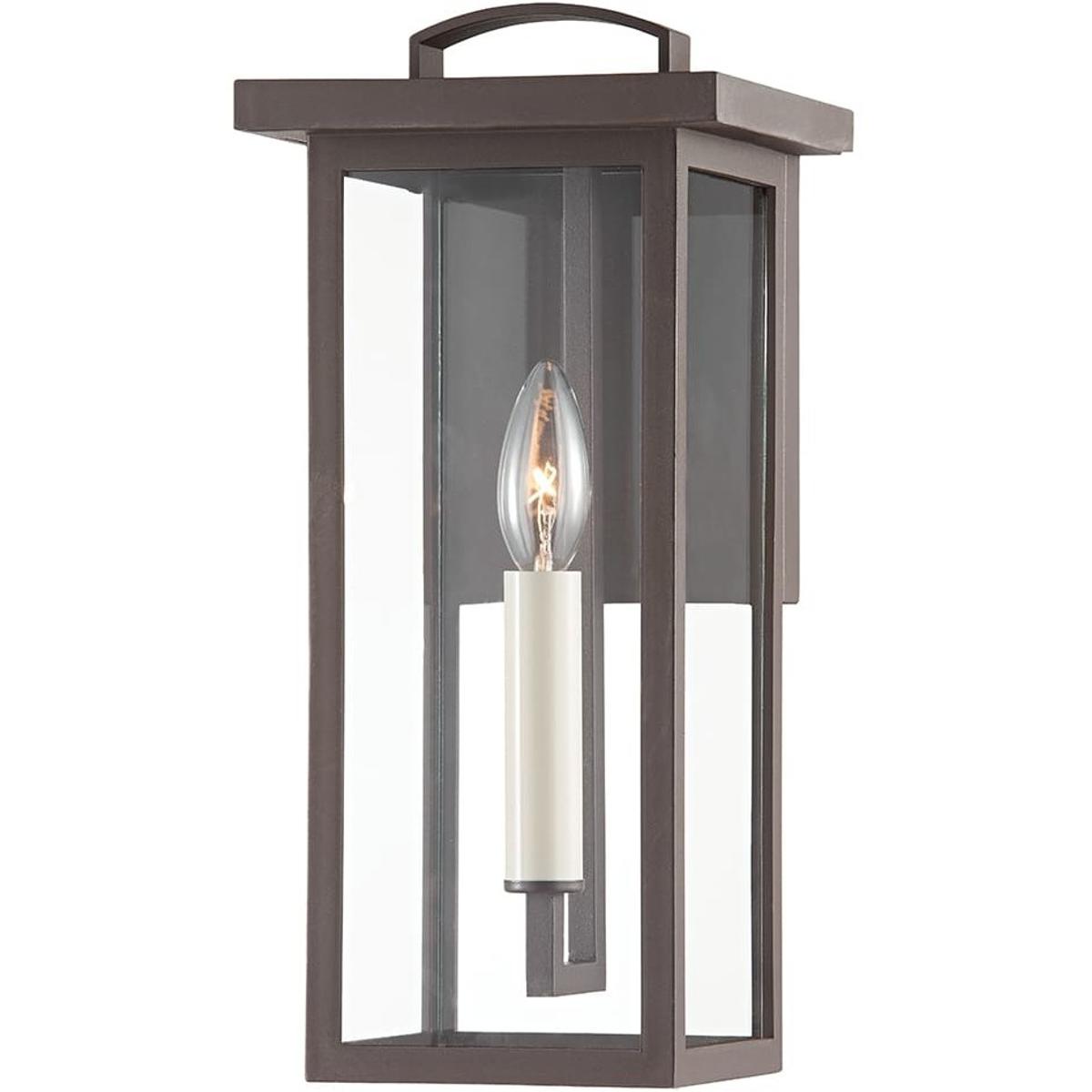 Troy Lighting B7521TBZ Eden 1 Light 14 inch Textured Bronze Outdoor Wall Sconce