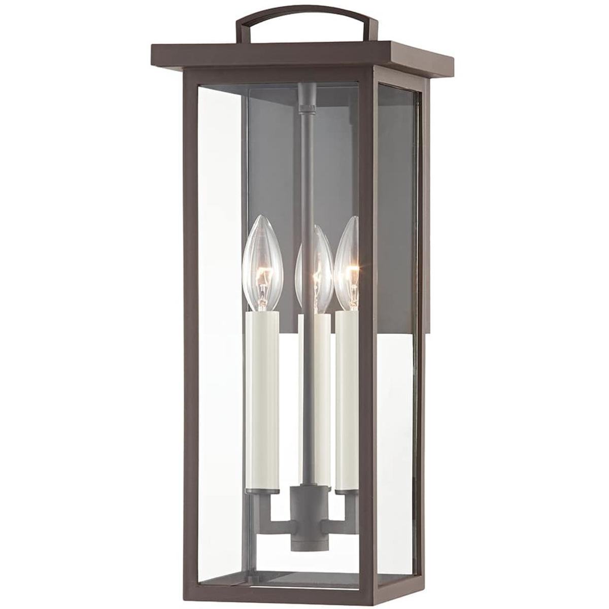Troy Lighting B7522TBZ Eden 3 Light 18 inch Textured Bronze Outdoor Wall Sconce