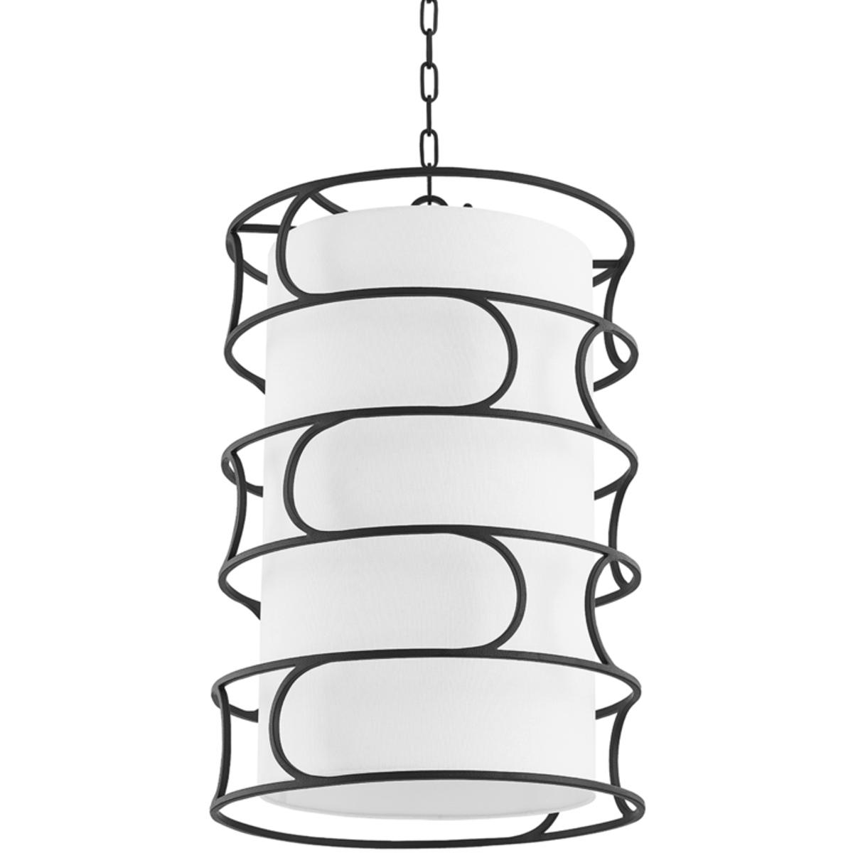 Troy Lighting F8118-FOR Reedley 4 Light 18.25 inch Forged Iron Pendant Ceiling Light