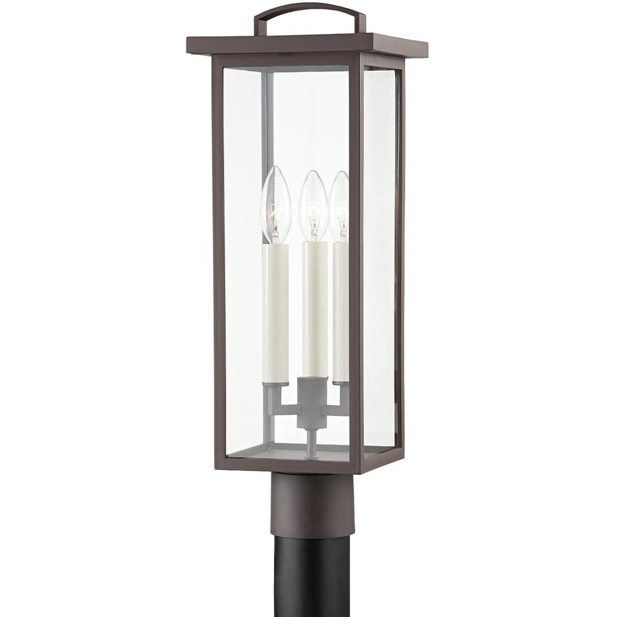 Troy Lighting P7524TBZ Eden 3 Light 21 inch Textured Bronze Post