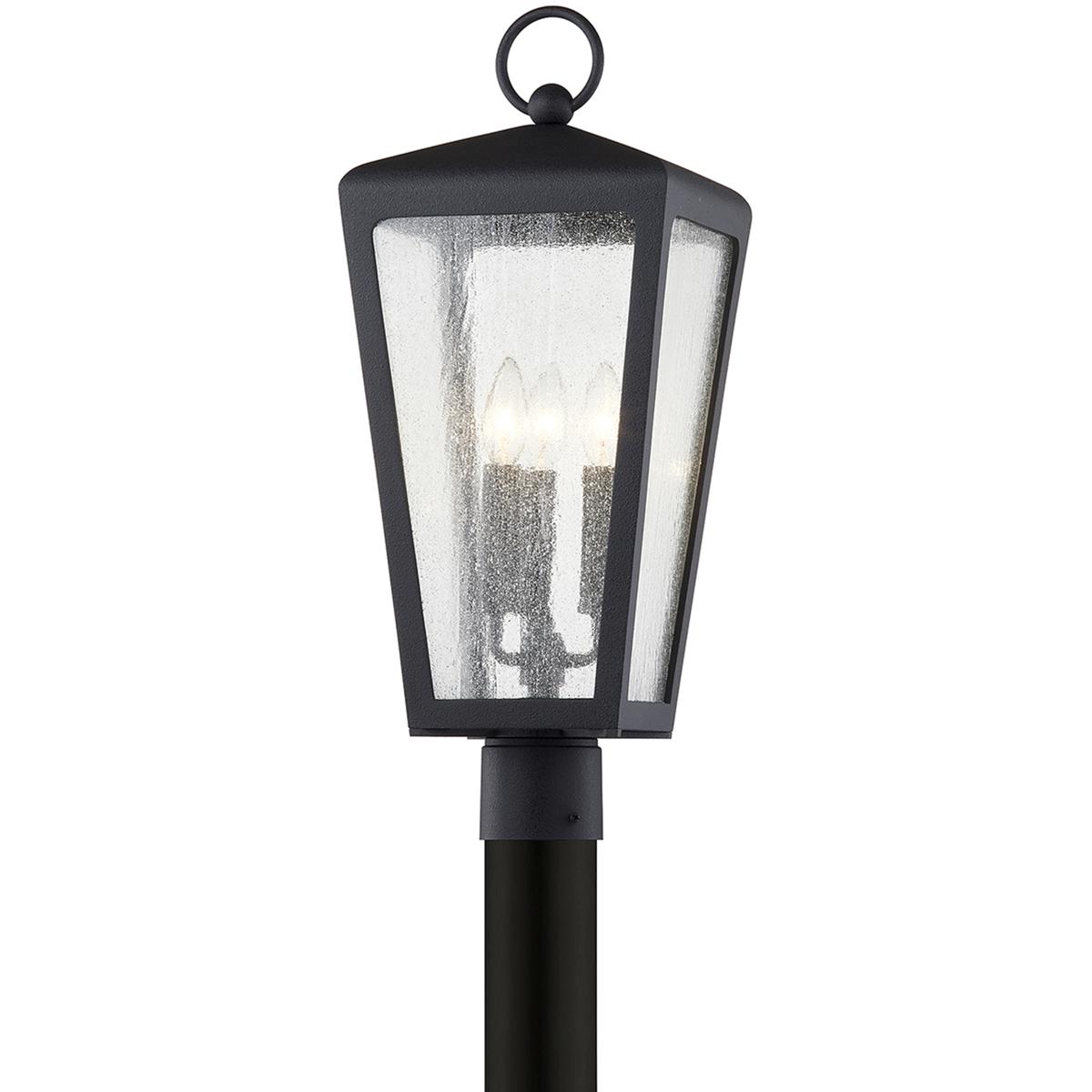Troy Lighting P7605-TRN Mariden 3 Light 22.5 inch Textured Iron Post
