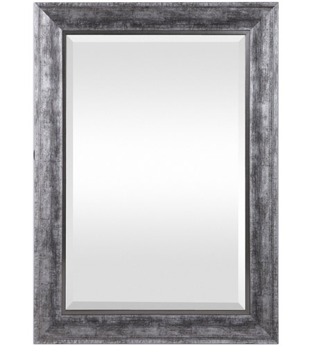 Uttermost 09398 Affton 36 X 26 inch Burnished Silver Wall Mirror photo